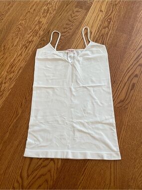 Guess White Spaghetti Strap Tank Top